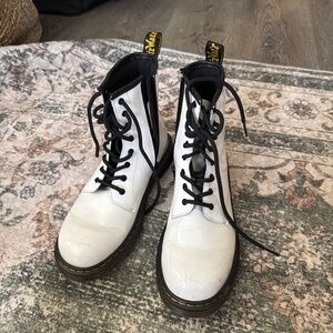 White doc Martin boots